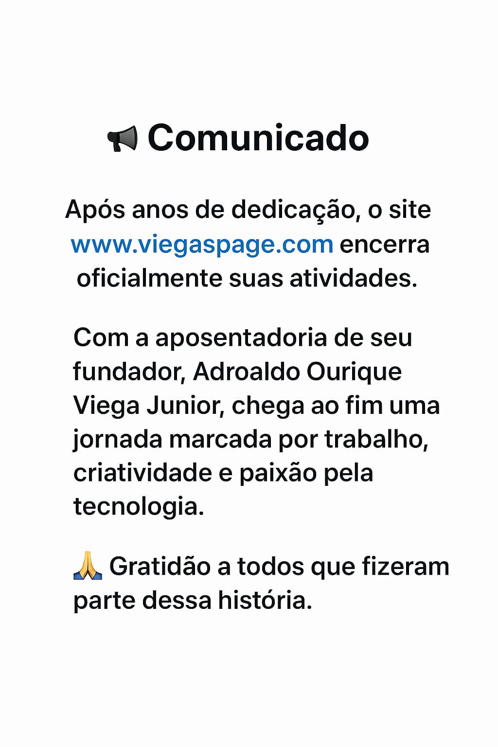 Comunicado